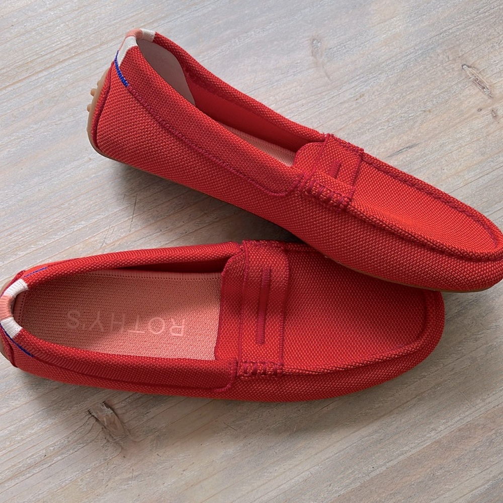 Brand New Rothy’s Woman’s Driver Shoe size 8 in orange